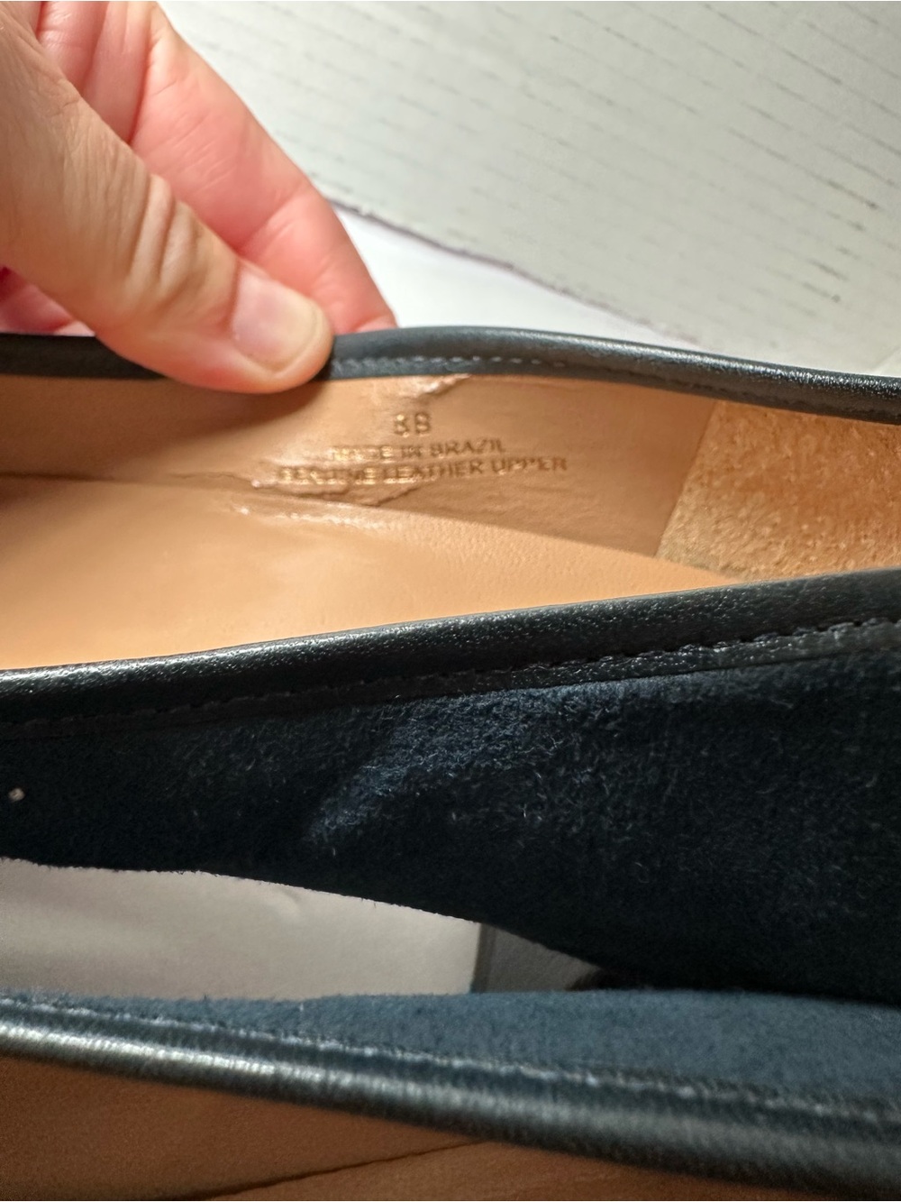 TALBOTS Women’s Teal Blue Suede Gold Buckle Trim Classic Low Block Heels- Size 8 - Picture 10 of 13